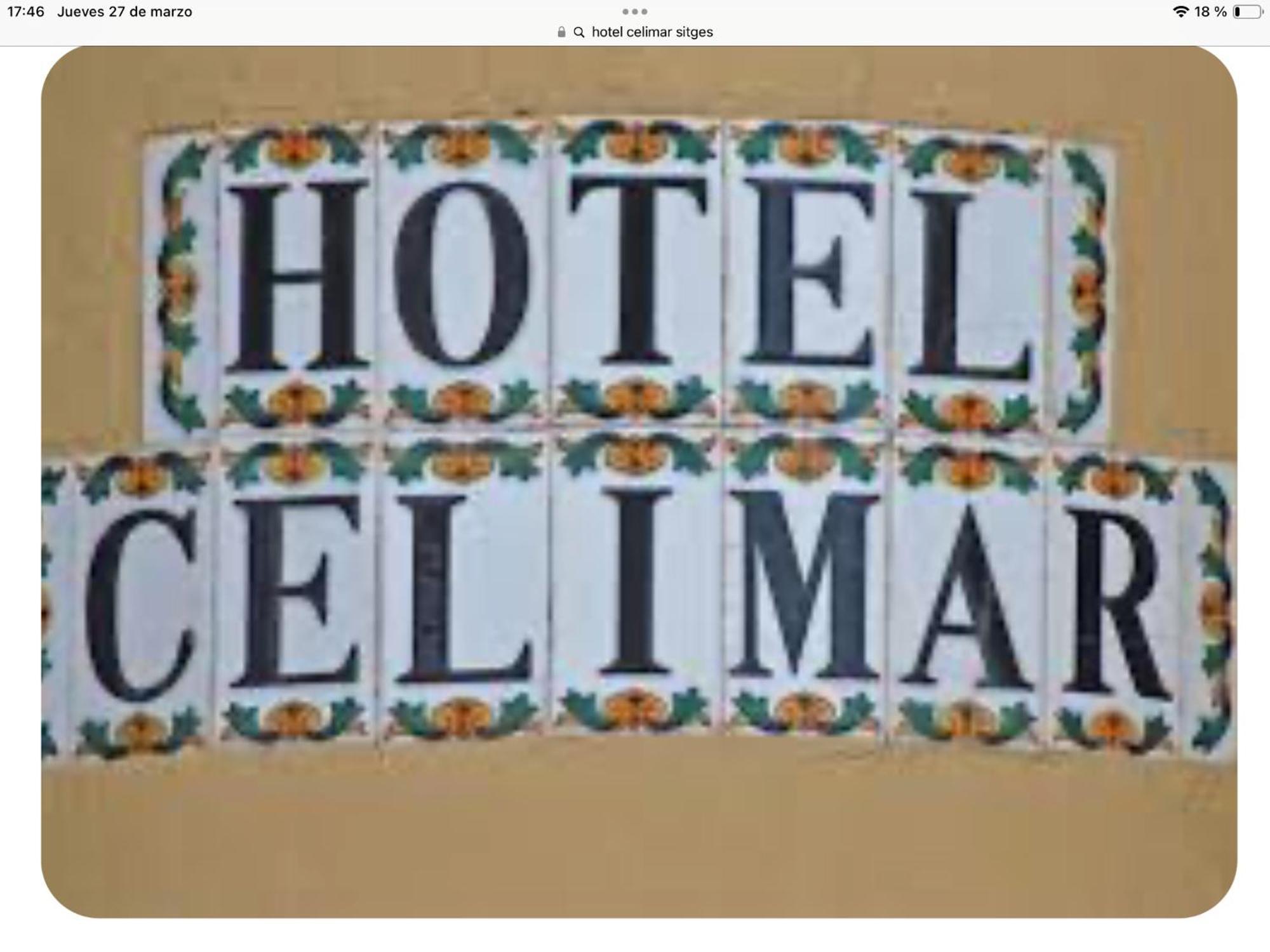 Hotel Celimar Sitges Bagian luar foto